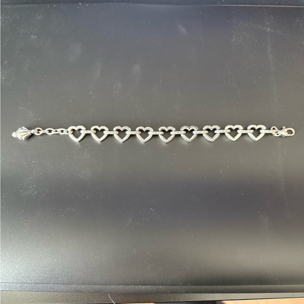 Brighton Open Heart Silver Bracelet - Picture 4 of 4